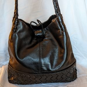90s Vintage Bottega Veneta Bucket/Hobo
